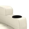 vidaXL Recliner Chair Cream White Faux Leather