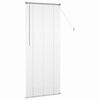 vidaXL Window Blind with Curtains Manual Silver Aluminium