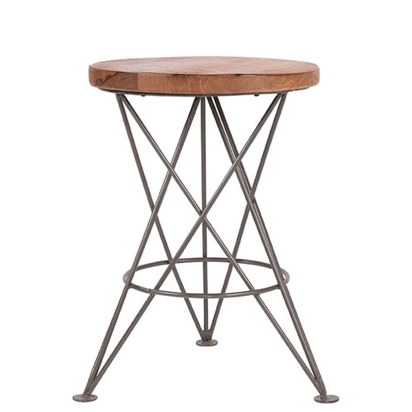 LABEL51 Stool Paris 35x52cm Grey
