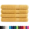vidaXL Premium Towels "SOLUND" 4 pcs Gold 100x200 cm 600 gsm