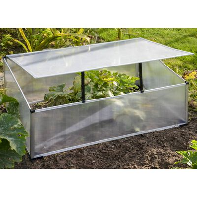 HI Greenhouse 100x60x40 cm Aluminium Transparent