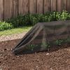 vidaXL Netting Tunnels 2 pcs Black Steel and Polyethylene