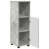 vidaXL Bathroom Cabinet with Storage Concrete Grey 30 x 35 x 95 cm