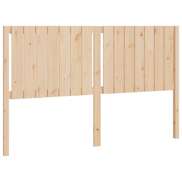 vidaXL Bed Headboard 165.5x4x100 cm Solid Wood Pine