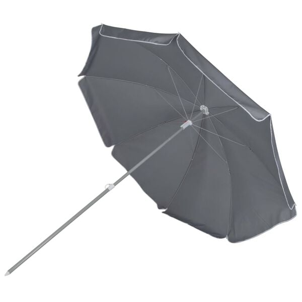 Bo-Camp Garden Parasol 200 cm Grey