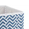 vidaXL Foldable Storage Boxes 10 pcs Blue 32x32x32 cm Non-woven Fabric