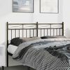 vidaXL Metal Headboard Black 135 cm