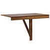 vidaXL Folding Wall Table Smoked Oak 100x60x56 cm Engineered Wood