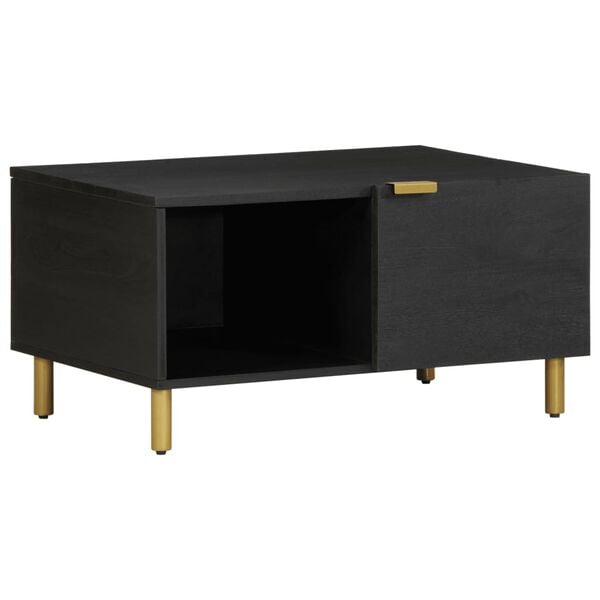 vidaXL Coffee Table Black 80x50x40 cm Engineered Wood