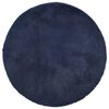 vidaXL Shaggy Rug High Pile NAVARRA Navy 240x240 cm Polyester