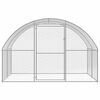 vidaXL Outdoor Chicken Coop 3x6x2 m Galvanised Steel