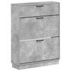 vidaXL Shoe Cabinet HOORN 78 x 24 x 100 cm Engineered Wood