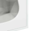vidaXL Cat House Gloss White 42.5 x 40 x 53.5 cm Engineered Wood