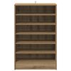 vidaXL Shoe Cabinet Artisan Oak 60x35x92 cm Engineered Wood