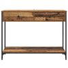 vidaXL Console Table Old Wood 100 x 34.5 x 75 cm Engineered Wood