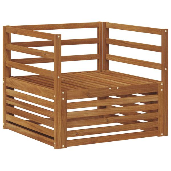 vidaXL 2 Piece Sofa with Armrests Natural