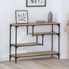 vidaXL Console Table Artisan Oak 100 x 30 x 75 cm Engineered wood