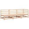vidaXL Garden Sofa 3-Seater Solid Wood Pine