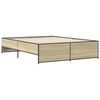vidaXL Bed Frame without Mattress Sonoma Oak 160x200 cm