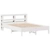 vidaXL Bed Frame without Mattress White 140x190 cm Solid Wood Pine