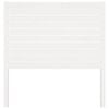 vidaXL Bed Headboard White 81x4x100 cm Solid Wood Pine