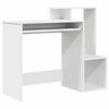 vidaXL Desk White Engineered Wood 106 x 41 x 88.5 cm