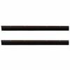 vidaXL Screw-on Door Brush Seals 2 pcs Brown 100 cm Aluminium Alloy