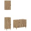 vidaXL 3 Piece Bathroom Cabinet Set ALKMAAR Artisan Oak