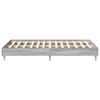 vidaXL Bed Frame No Mattress Grey Sonoma 140x190 cm Engineered Wood