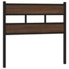 vidaXL Replace Headboard Brown Oak 100 cm Steel and Engineered Wood