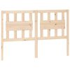 vidaXL Bed Headboard 125.5x4x100 cm Solid Wood Pine