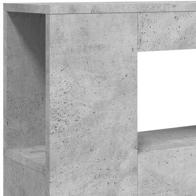 vidaXL LED Headboard Concrete Grey 100x18.5x103.5 cm Engineered Wood