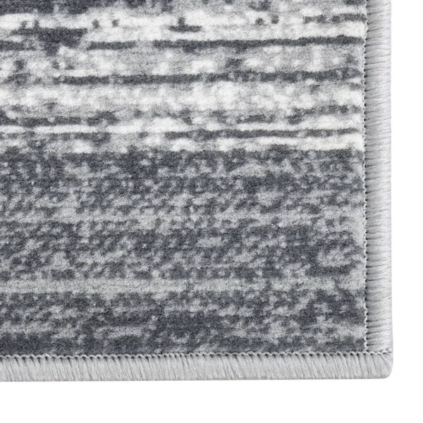 vidaXL Runner Rug BCF Grey 100x350 cm