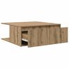 vidaXL Coffee Table Artisan oak 80 x 80 x 31 cm Engineered wood
