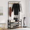 vidaXL Coat Rack Sonoma Oak 95 x 34 x 184 cm Engineered wood