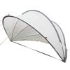 vidaXL Pool Dome Folding Manual Grey and Orange 405 x 405 x 192 cm