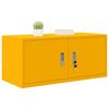vidaXL Storage Cabinet Mustard Yellow 90 x 40 x 40 cm Steel