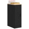vidaXL Garage Storage Cabinet Black 30x51x85 cm Solid Wood Pine