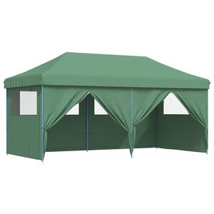 vidaXL Party Tent 292 x 580 x 315 cm Green Oxford Fabric