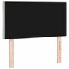 vidaXL LED Headboard with Headboard Light Grey 80 cm Faux Leather