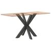 vidaXL Dining Table Leg Spider Shape Anthracite 85x85x(72-73) cm Steel
