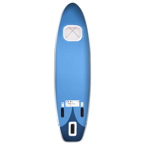 vidaXL Inflatable Stand Up Paddle Board Set Sea Blue 360x81x10 cm