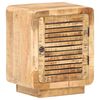 vidaXL Bedside Cabinet | Rough mango wood | Medium | Bedside Cabinet