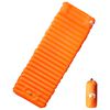 vidaXL Self Inflating Camping Mattress with Pillow 1-Person Orange