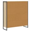 vidaXL Book Cabinet Sonoma 99.5 x 30 x 108.5 cm Engineered Wood