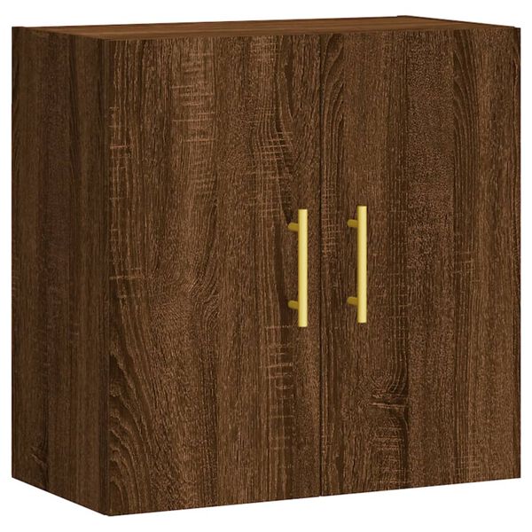 vidaXL Wall Cabinet Brown Oak 60x31x60 cm Engineered Wood
