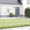 vidaXL Garden Fence 5 pcs White 170 x 215 cm Powder-Coated Steel