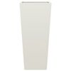 vidaXL Garden Planter White 35x35x75 cm Steel
