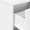 vidaXL Bedside Cabinet with Drawer White 40x34x50 cm