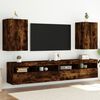 vidaXL TV Wall Cabinets 2 pcs Smoked Oak 40.5x30x60 cm Engineered Wood